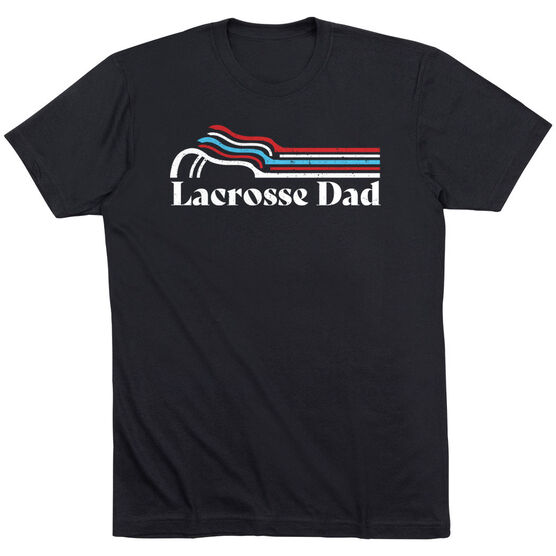 Guys Lacrosse T-Shirt Short Sleeve - Lacrosse Dad Sticks