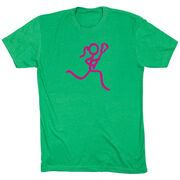 Lacrosse T-Shirt Short Sleeve Neon Lax Girl