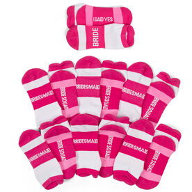Socrates&reg; Woven Performance Sock Set - Bride and Bridesmaids
