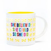 Soleil Home&trade; Porcelain Mug - She Believed She Could