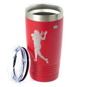 Football 20 oz. Double Insulated Tumbler - Receiver