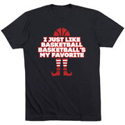Basketball Short Sleeve T-Shirt - Basketball's My Favorite