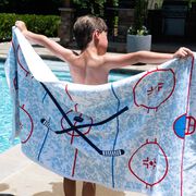 Hockey Premium Beach Towel - Hockey Rink