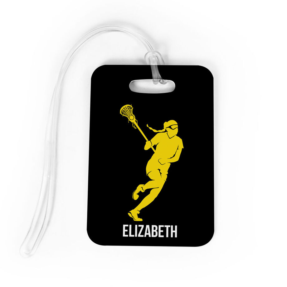 Girls Lacrosse Bag/Luggage Tag - Personalized Player