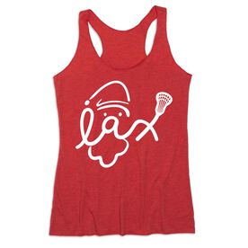 Girls Lacrosse Women's Everyday Tank Top - Santa Lax Face