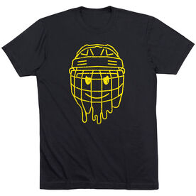 Hockey T-Shirt Short Sleeve - Have An Ice Day Smiley Face