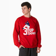 Baseball Crewneck Sweatshirt - 3 Up 3 Down