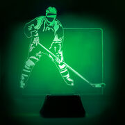 Hockey Acrylic LED Lamp Player