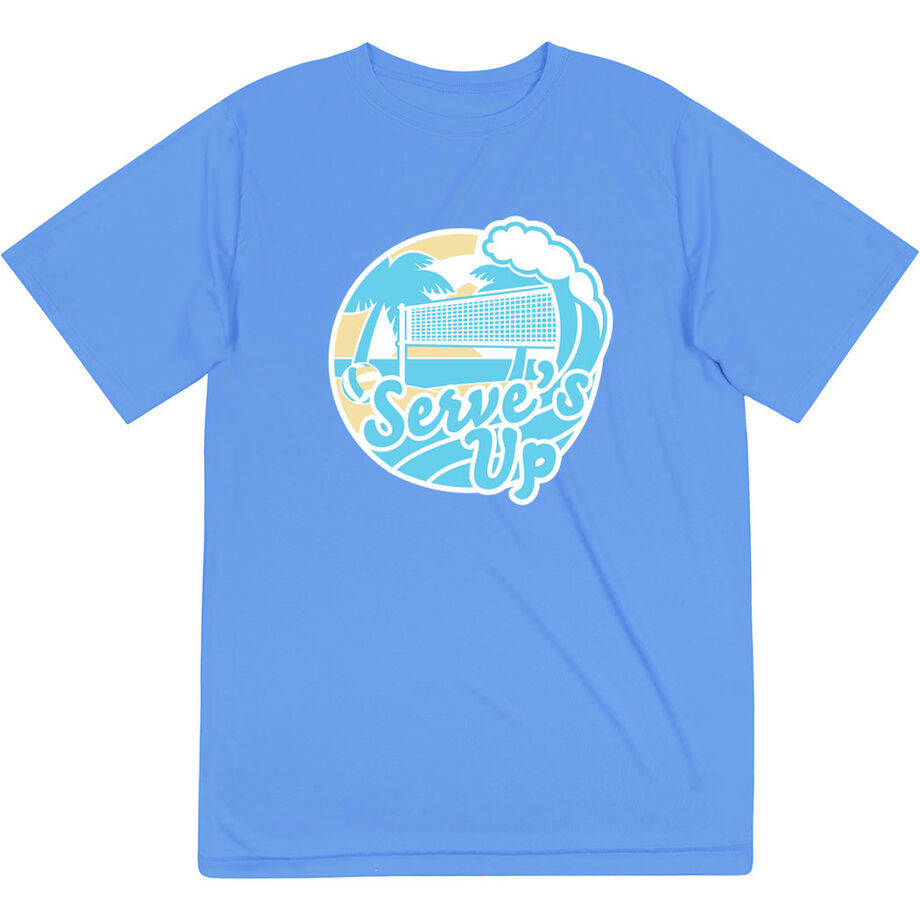 Volleyball Short Sleeve Performance Tee - Serve's Up