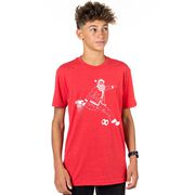 Soccer Short Sleeve T-Shirt - Santa Player