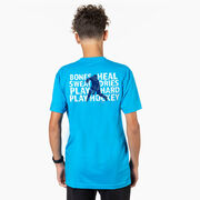 Hockey Short Sleeve T-Shirt - Bones Heal Hockey (Back Design) 