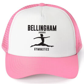 Gymnastics Trucker Hat - Team Name With Text