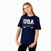 Field Hockey Short Sleeve Performance Tee - USA Field Hockey