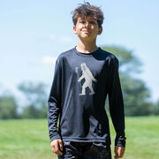 Guys Lacrosse Long Sleeve Performance Tee - Yeti