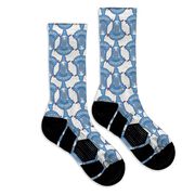 Guys Lacrosse Graphic Flex Mid-Calf Socks - Coast To Coast
