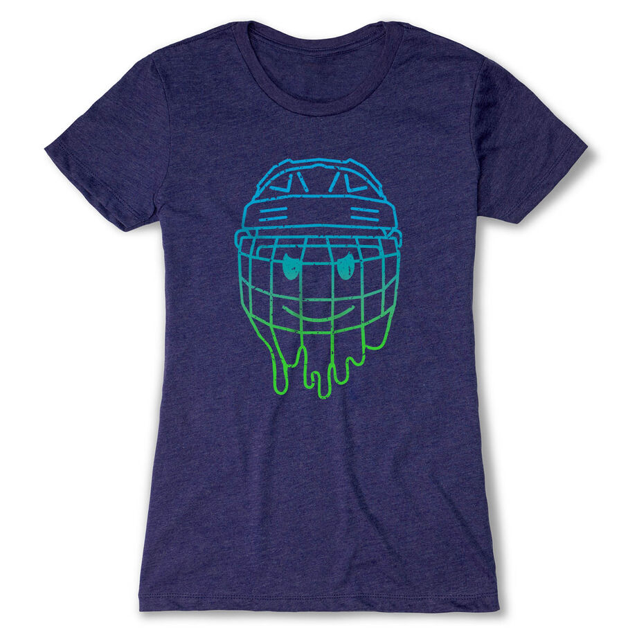 Hockey Women's Everyday Tee - Have An Ice Day Smiley