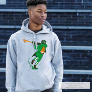 Guys Lacrosse Hooded Sweatshirt - Lacrosse Leprechaun