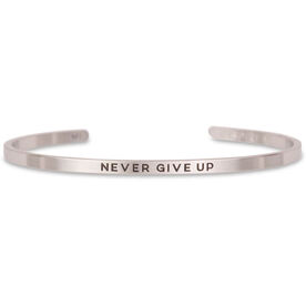 InspireME Cuff Bracelet - Never Give Up