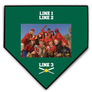 Softball Home Plate Plaque - Team Photo