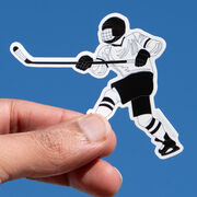 Hockey Sticker - Hockey Player