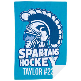 Hockey Premium Blanket - Custom Team Logo