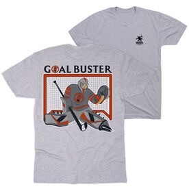 Hockey Short Sleeve T-Shirt - Goal Buster (Back Design)