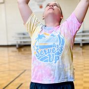 Volleyball Short Sleeve T-Shirt - Serve's Up Tie Dye