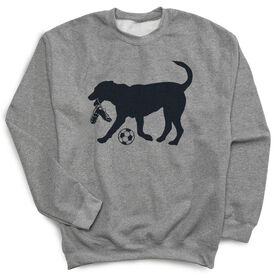 Soccer Crewneck Sweatshirt - Spot The Soccer Dog