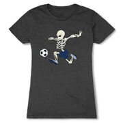 Soccer Women's Everyday Tee - Skeleton Striker