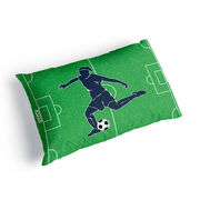 Soccer Pillowcase - Soccer Field Girl