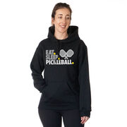 Pickleball Hooded Sweatshirt - Eat. Sleep. Pickleball