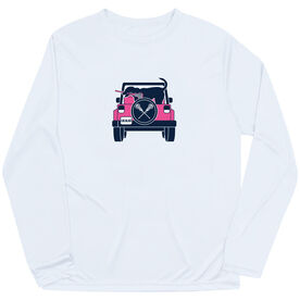 Girls Lacrosse Long Sleeve Performance Tee - Lax Cruiser