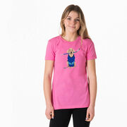 Hockey Women's Everyday Tee - Puck The Hockey Dog