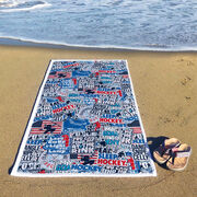 Hockey Premium Beach Towel - Hockey Life