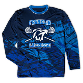 Custom Team Long Sleeve Velocitee Shooter T-Shirt  - Guys Lacrosse