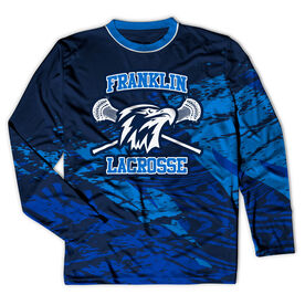 Custom Team Long Sleeve Velocitee Shooter T-Shirt  - Guys Lacrosse 