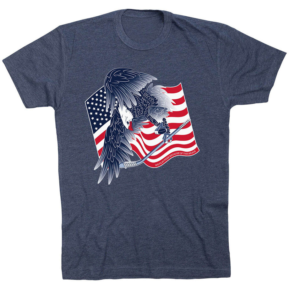 Hockey Short Sleeve T-Shirt - Hockey Eagle