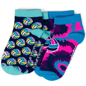 Volleyball Ankle Sock Set - Bump Set Spike