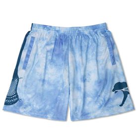Tie-Dye Lacrosse Dog Shorts