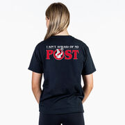 Soccer Short Sleeve T-Shirt - Ain't Afraid Of No Post (Back Design)