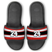 Hockey Repwell&reg; Slide Sandals - Number Stripes