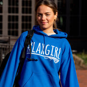 Girls Lacrosse Hooded Sweatshirt - #LAXGIRL