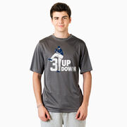 Baseball Short Sleeve Performance Tee - 3 Up 3 Down