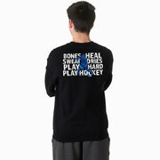 Hockey Crewneck Sweatshirt - Bones Heal Hockey (Back Design)
