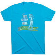 Golf Short Sleeve T-Shirt - Eat. Sleep. Golf