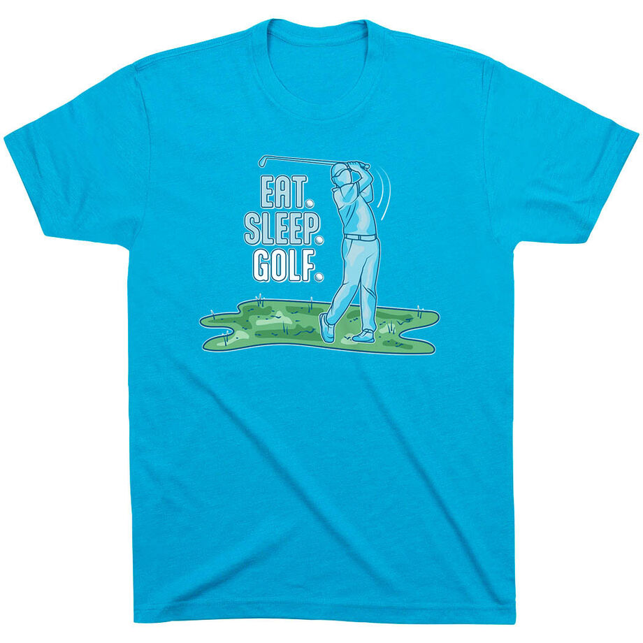Golf Short Sleeve T-Shirt - Eat. Sleep. Golf