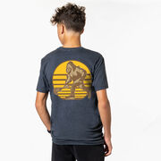 Guys Lacrosse Short Sleeve T-Shirt - BigFoot (Back Design)