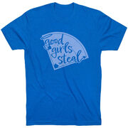 Softball Short Sleeve T-Shirt - Good Girls Steal