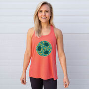 Soccer Flowy Racerback Tank Top - Summer Kicks