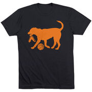 Basketball Tshirt Short Sleeve Baxter The Basketball Dog